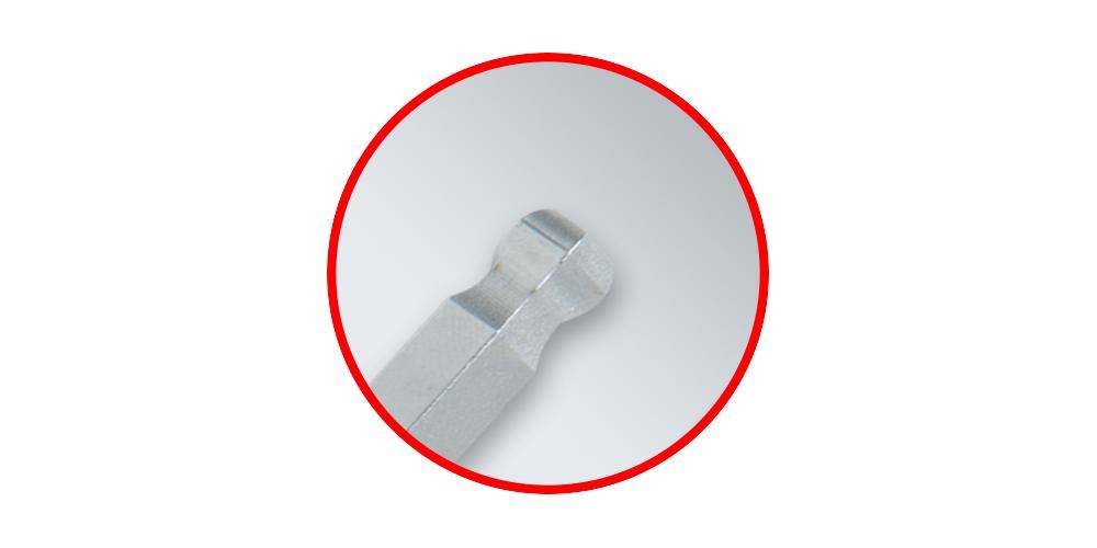 KS TOOLS Kugelkopf-Innensechskant-Winkelstiftschlüssel-Satz, extra