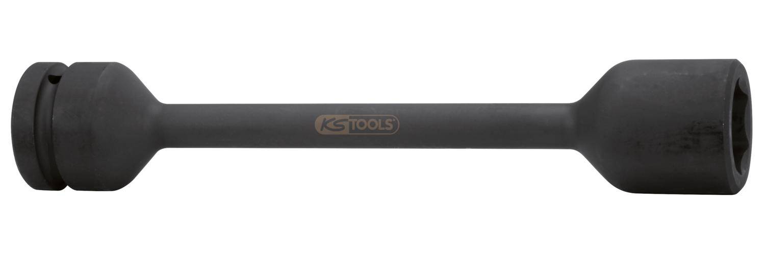 KS TOOLS 1" Sechskant-Torsions-Kraftstecknuss, XL, 36mm, 600Nm
