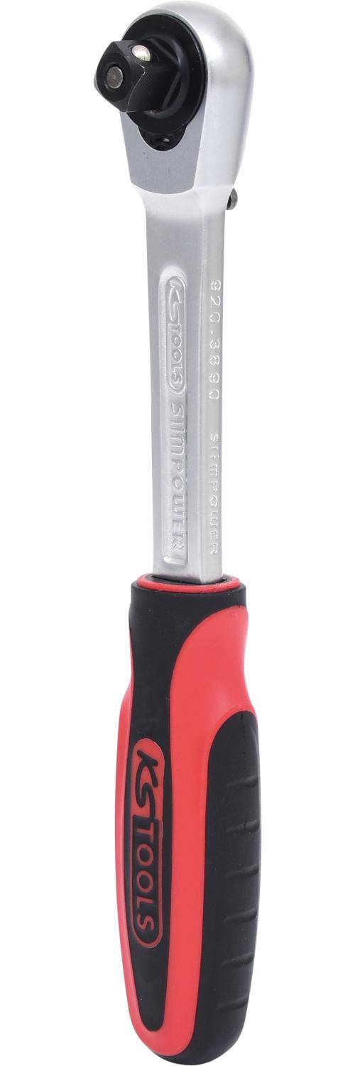 KS TOOLS 3/8" SlimPOWER Umschaltknarre,72 Zahn