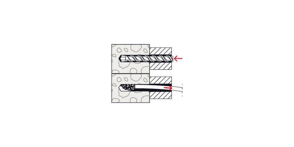 Fischer 503000 SXR 8 x 80 T Langschaftdübel 80mm 8mm 50St.