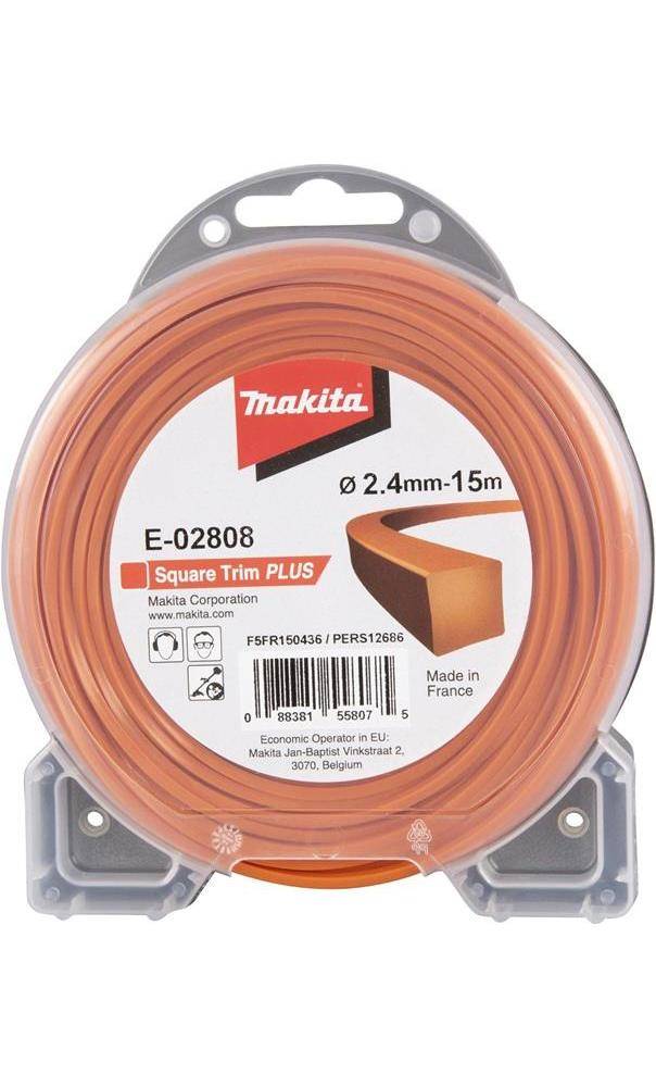makita Mähfaden E-02808 2,4mm 15m 4kant