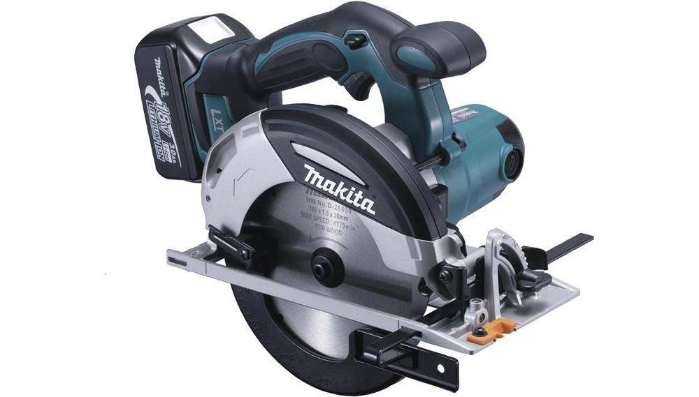 Makita DHS630RTJ Akku-Handkreissäge Schnitttiefe max. (90°) 66 mm 18 V 5 Ah