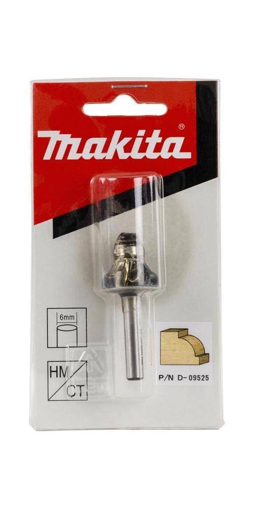 makita Rundkantenfräser D-09525 D.20/12mm L.40mm Schaft-D.6mm