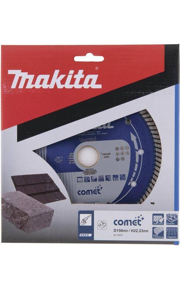 Makita B-13007 COMET Diamanttrennscheibe Durchmesser 150mm 1St.