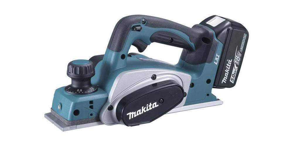Makita Akku-Hobel Hobel-Breite: 82 mm 18 V 5 Ah Falztiefe (max.): 9 mm