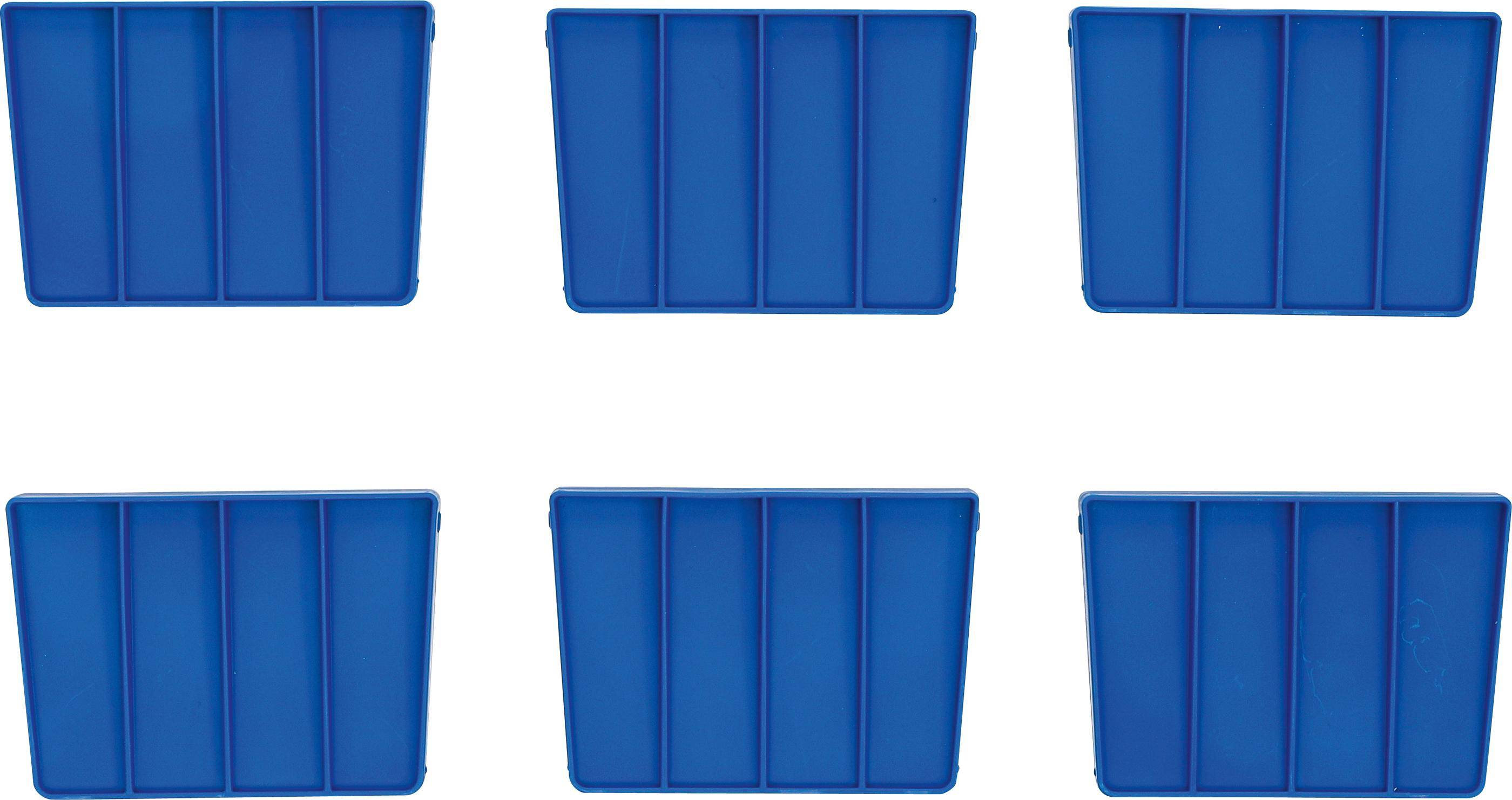 BGS technic Trennstege für Werkzeug-Tragekasten | Kunststoff | 6-tlg.