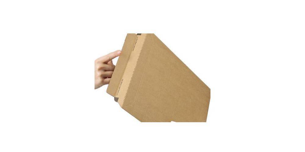ColomPac Wellpappversandtasche 400x285x50 braun Querbefüllung - Artikel: 327749770