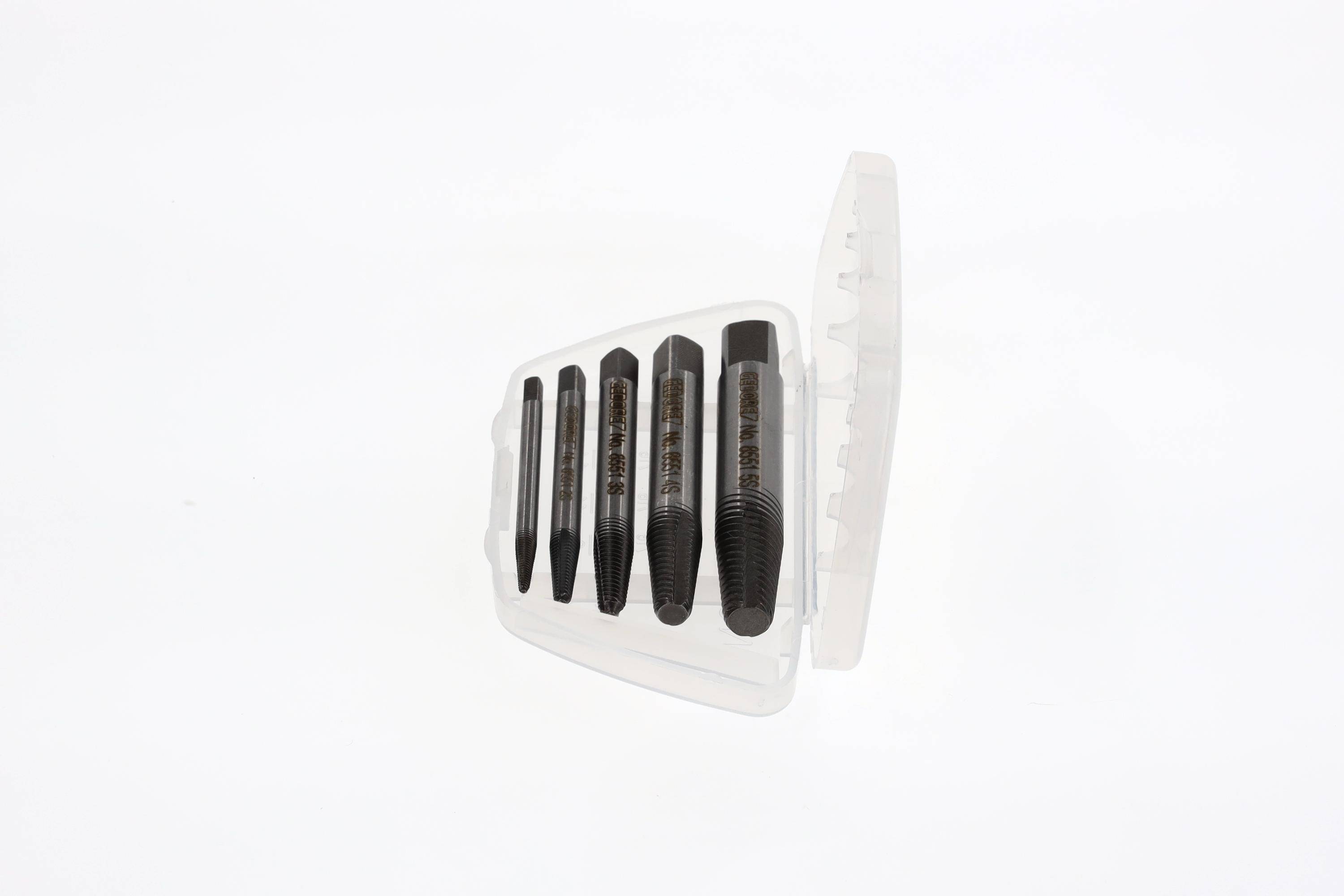 GEDORE 8551 S-005 Schraubenausdreher-Satz 5 teilig M3-M18