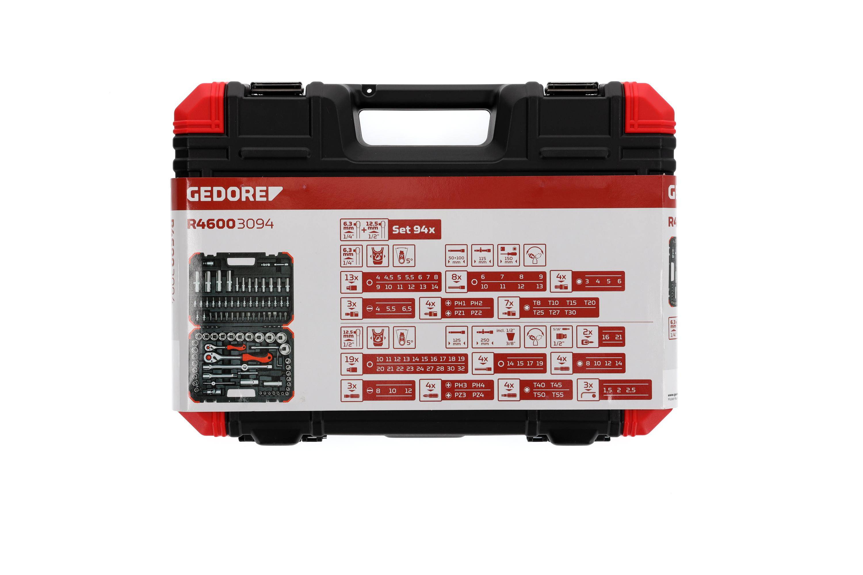Gedore RED R46003094 Steckschlüsselsatz 94teilig 3300057