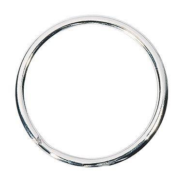 Metall-Schlüsselring silber 25mm
