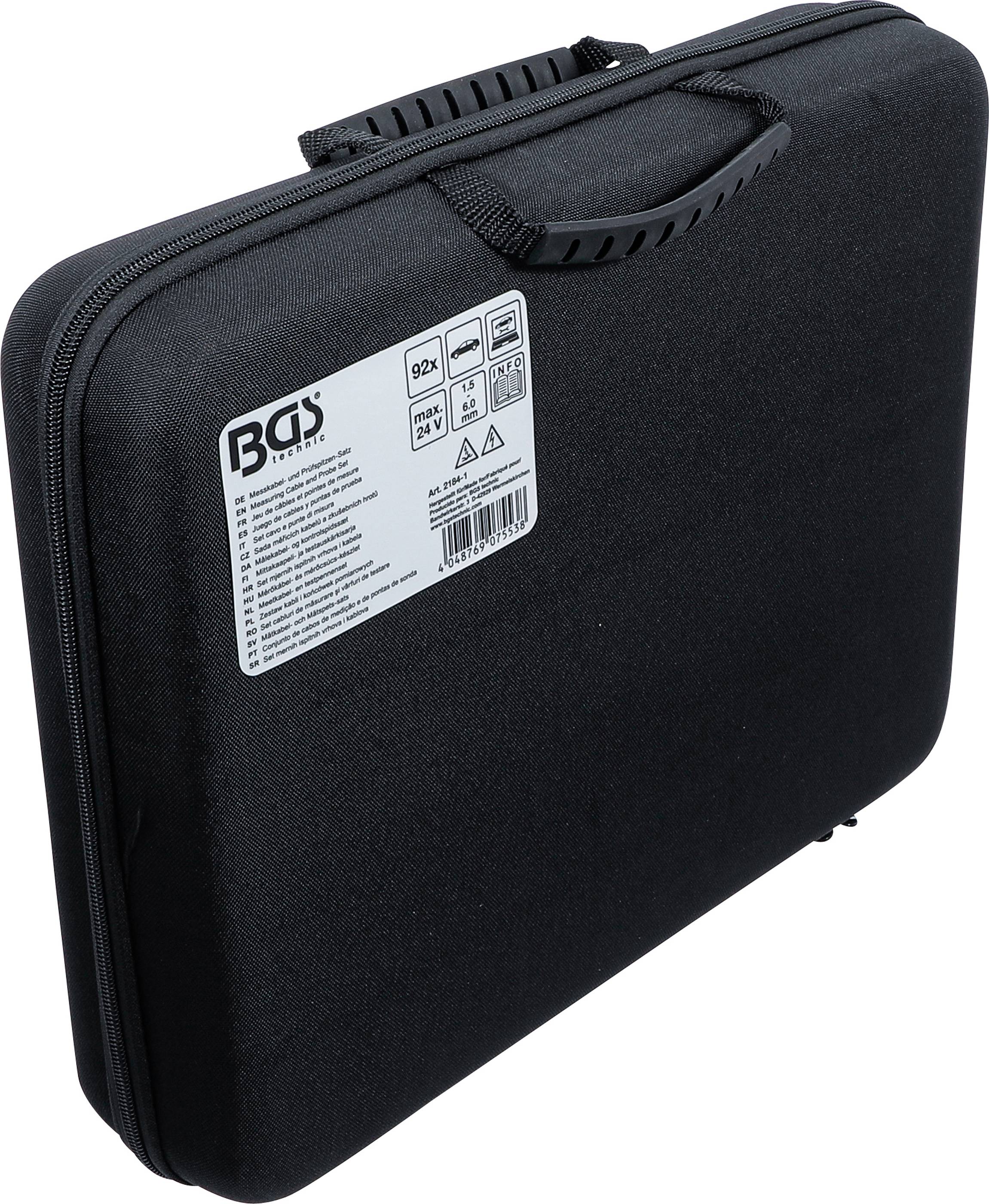 BGS technic Messkabel- und Prüfspitzen-Satz | 92-tlg.