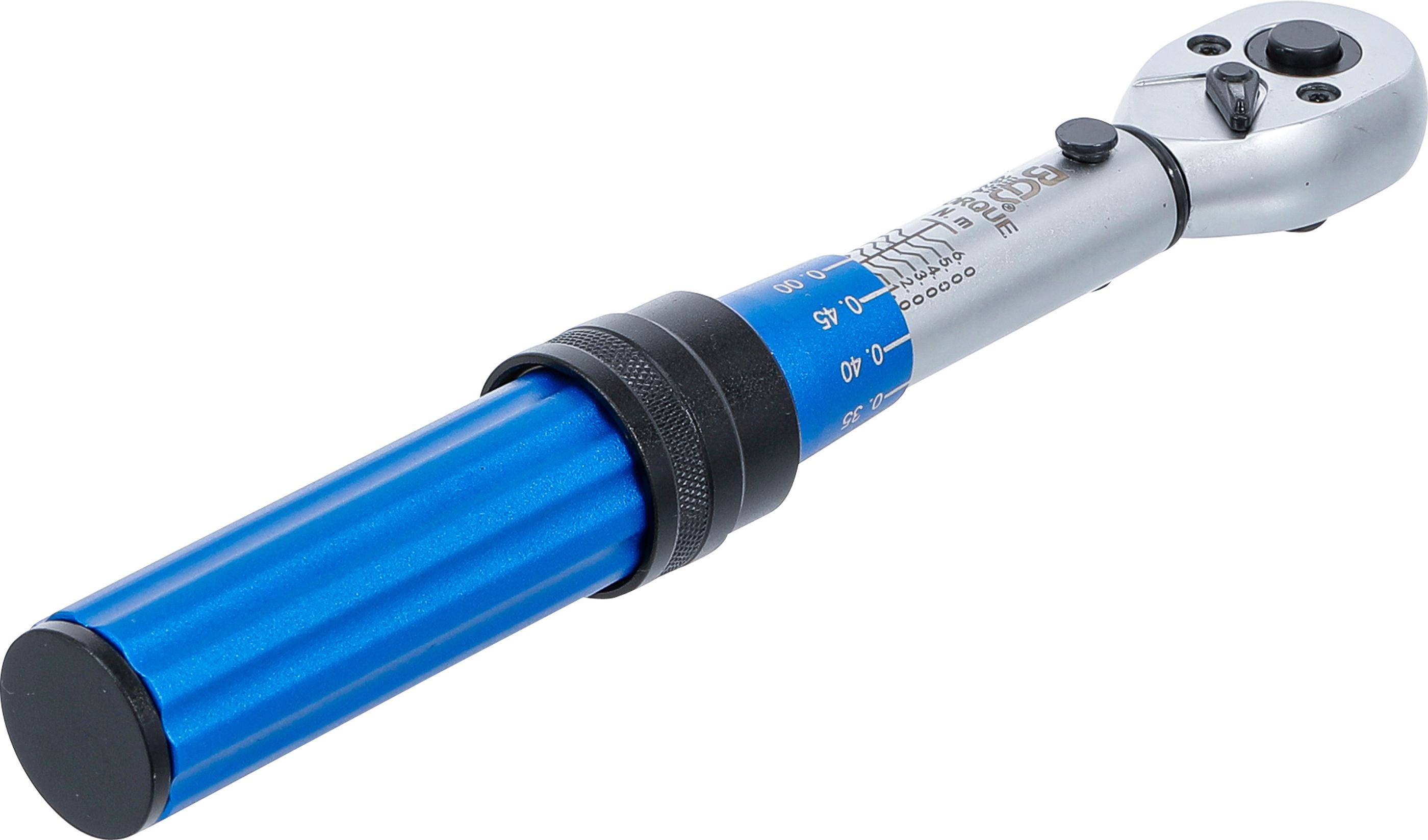 BGS technic Drehmomentschlüssel | Abtrieb Außenvierkant 6,3 mm (1/4")