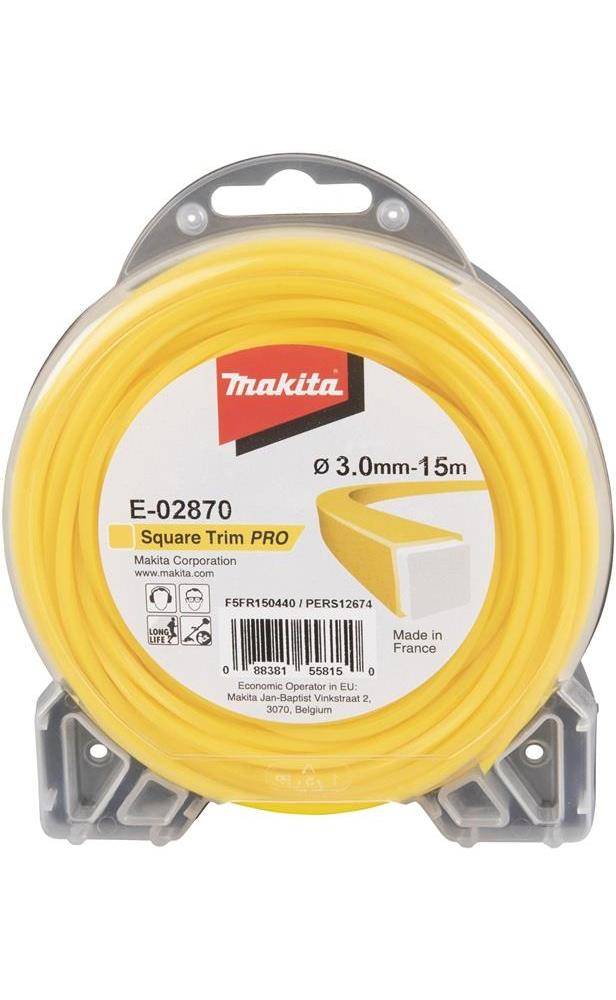 makita Mähfaden E-02870 3mm 15m 4kant