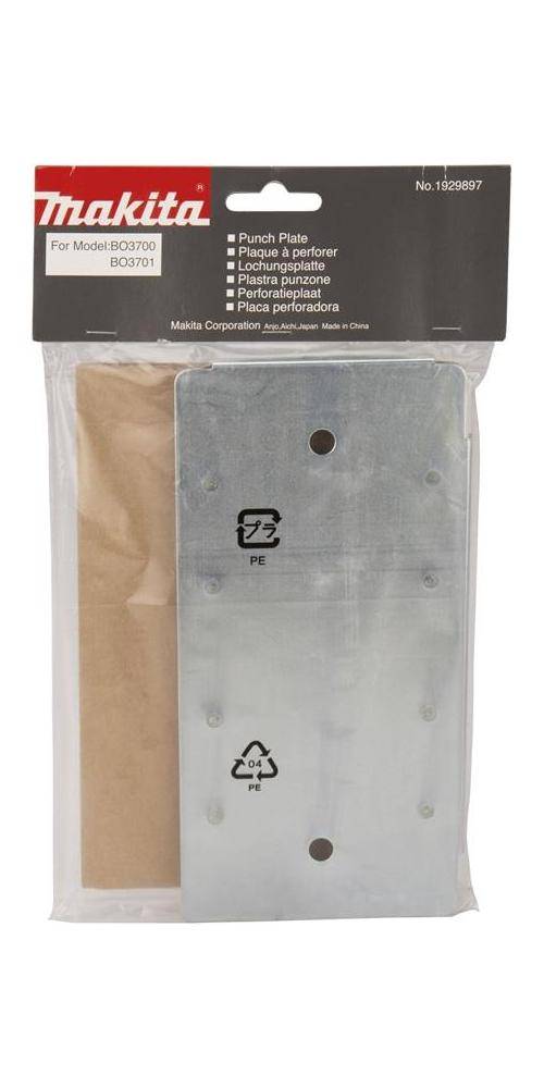 makita Lochungsplatte 192989-7 L.185mm f.BO3700/BO3711