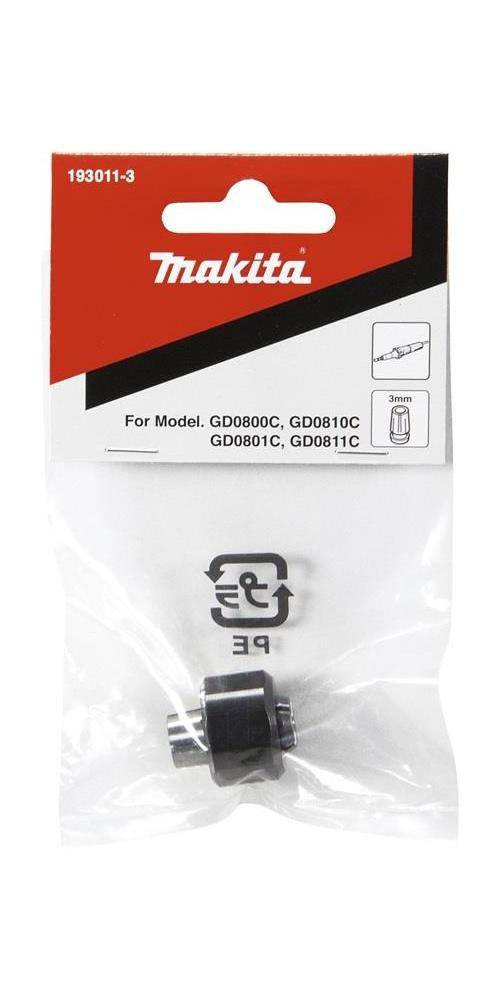 makita Spannzange 193011-3 Schaft 3mm f.GD0800C/GD0810C