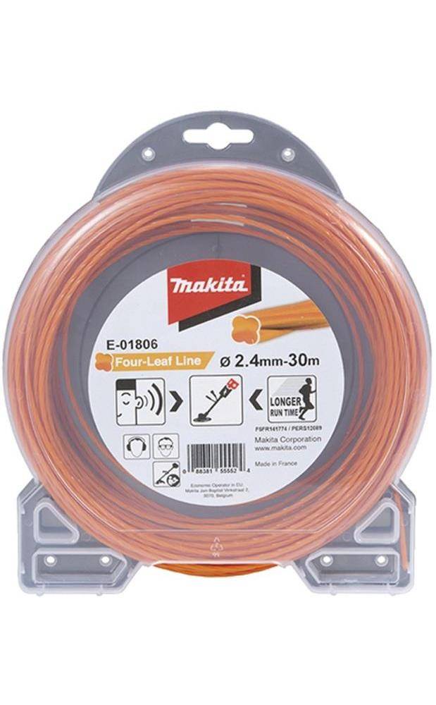 Makita Mähfaden Four-Leaf E-01806 Fadenstärke 2,4 mm