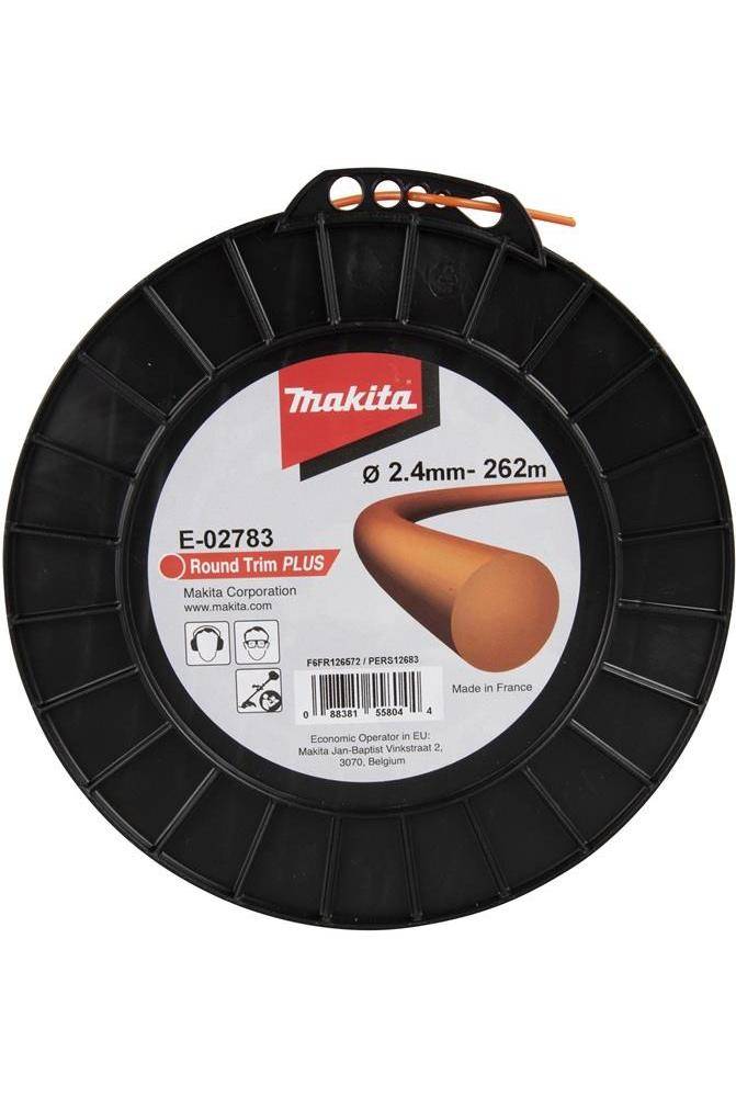 makita Mähfaden E-02783 2,4mm 262m rund