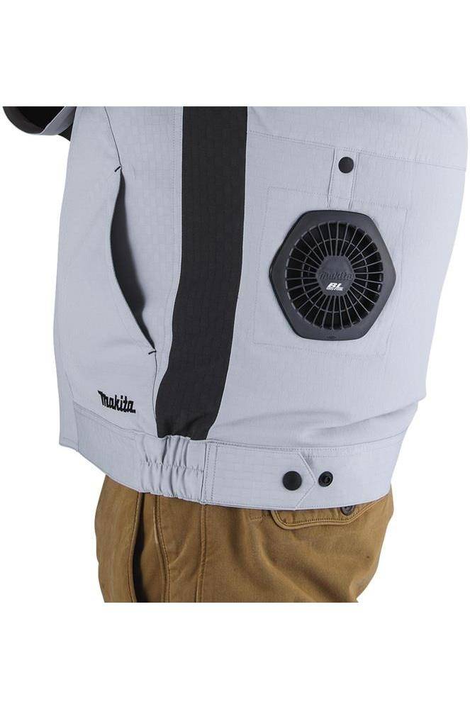 makita Akku-Klimajacke DFJ213ZXL Spannung 12-18V Gr.XL grau