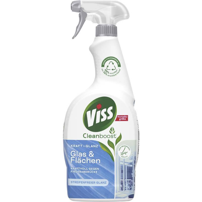 Viss Cleanboost Glas- & Flächenreiniger, 750 ml Flasche