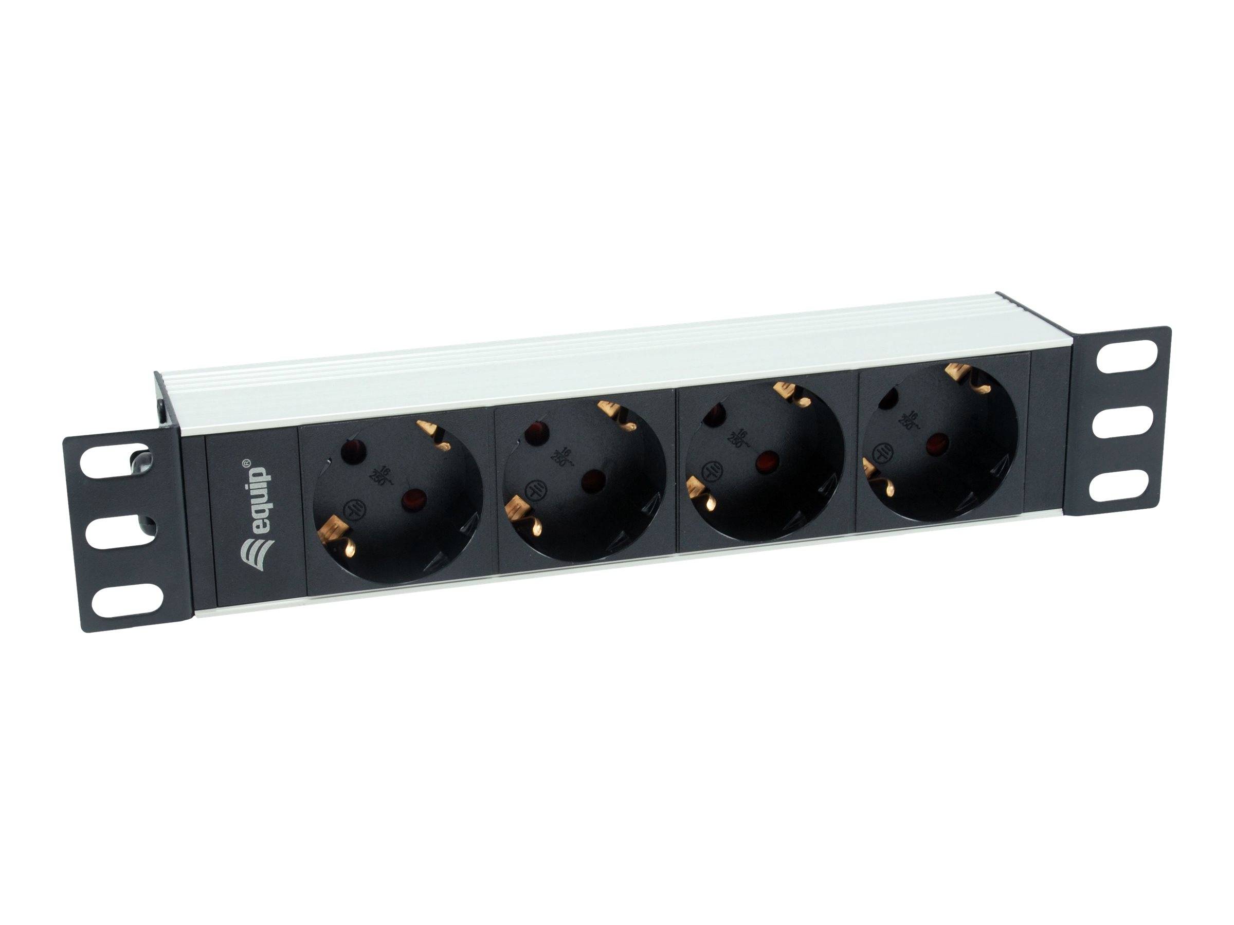 Equip Pro - Stromverteilungseinheit (Rack - einbaufähig) - Wechselstrom 220-240V - 3500 Watt - Eingabe, Eingang power C