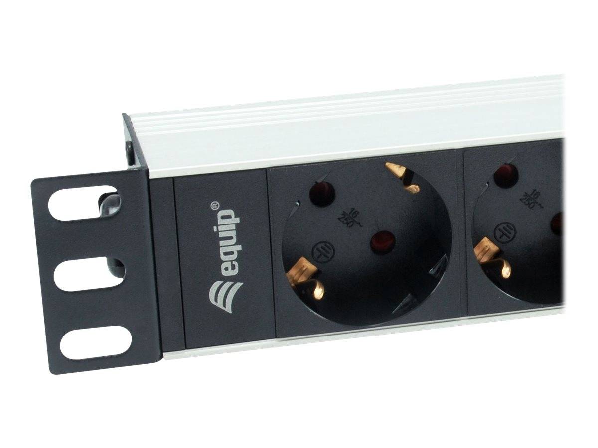 Equip Pro - Stromverteilungseinheit (Rack - einbaufähig) - Wechselstrom 220-240V - 3500 Watt - Eingabe, Eingang power C