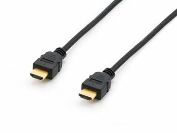 Equip HDMI Anschlusskabel HDMI-A Stecker 5.00 m Schwarz 119371 vergoldete Steckkontakte HDMI-Kabel