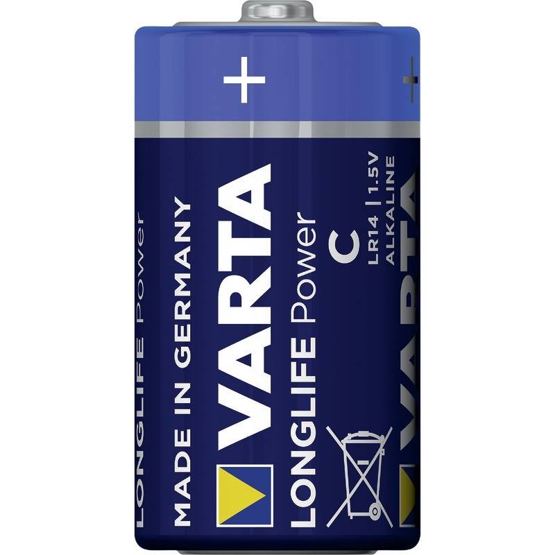 Varta LONGLIFE Power C Bli 2 Baby (C)-Batterie Alkali-Mangan 7800 mAh 1.5 V 2 St.