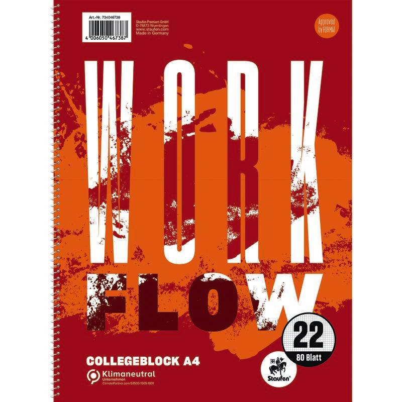 Staufen Collegeblock WORKFLOW