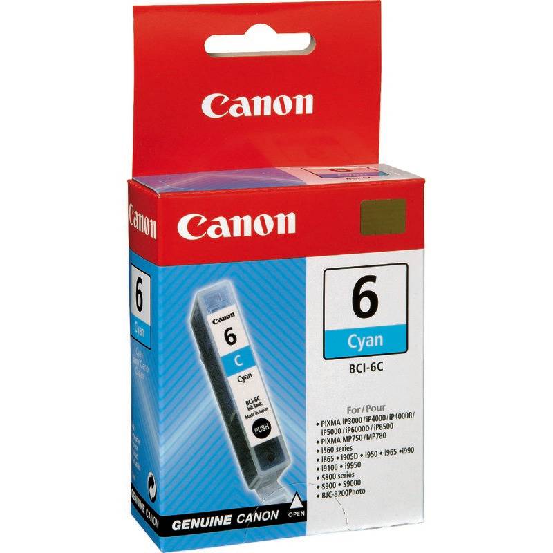 Canon Druckerpatrone BCI-6C Original Cyan 4706A002