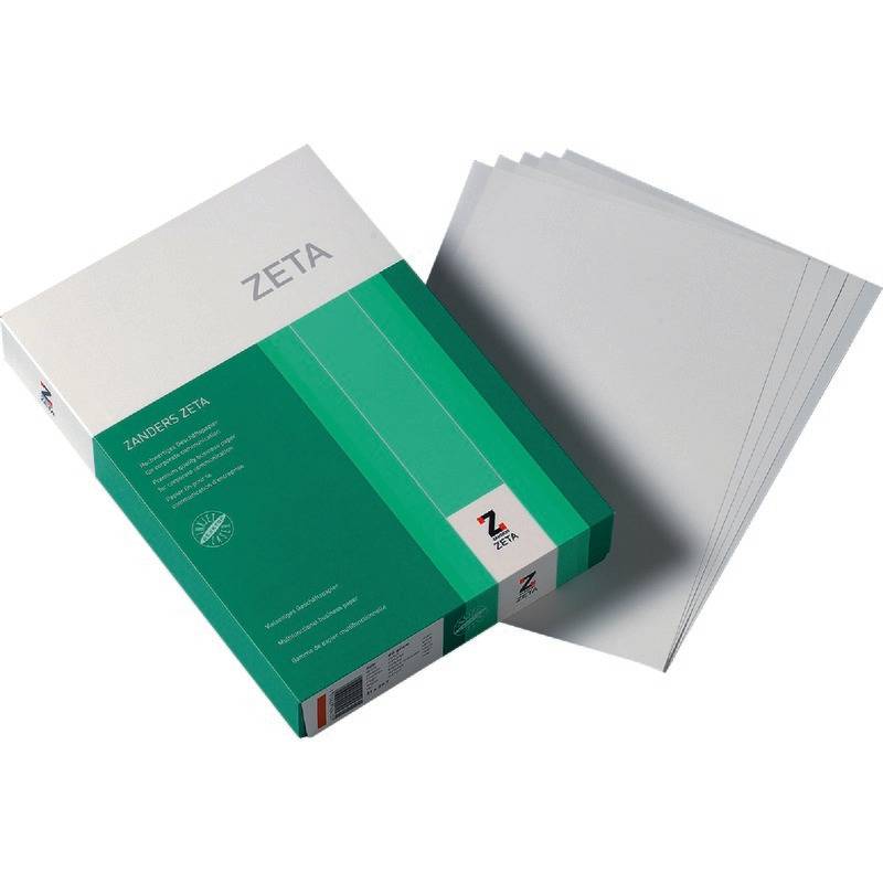 Hartpost-Papier Zeta ohne Wasserzeichen, DIN A4, 80 g/m², Pack: 500 Blatt