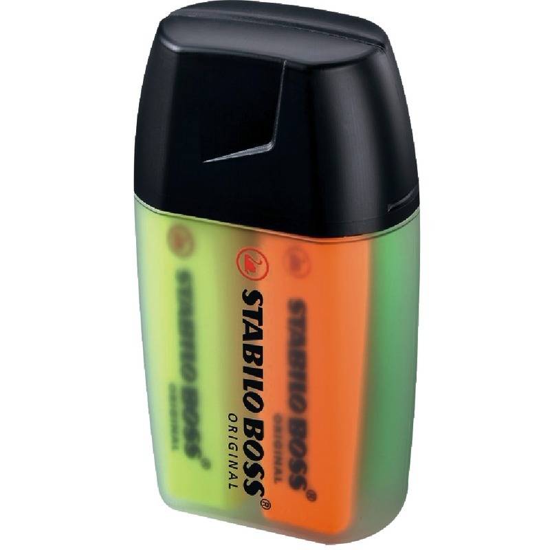 STABILO Textmarker BOSS ORIGINAL, 4er BIG BOSS Box