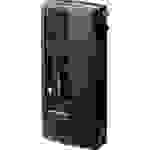 Spar-Set! GRUNDIG Stenorette Sh 10 + Ledertasche + Netzladegerät + Akkusatz, schwarz