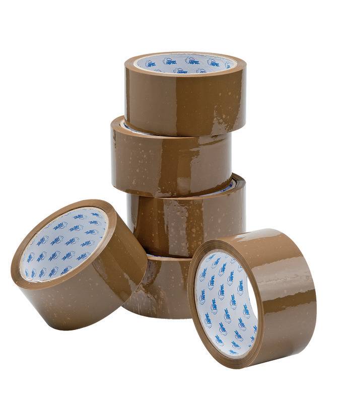 Packband, 50 mm x 66 m, braun