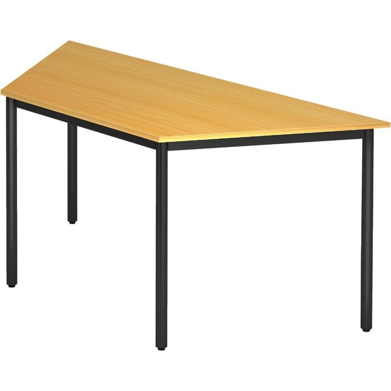 Trapeztisch 1600x693x720 Buche/schwarz DR - Artikel: 7830780554