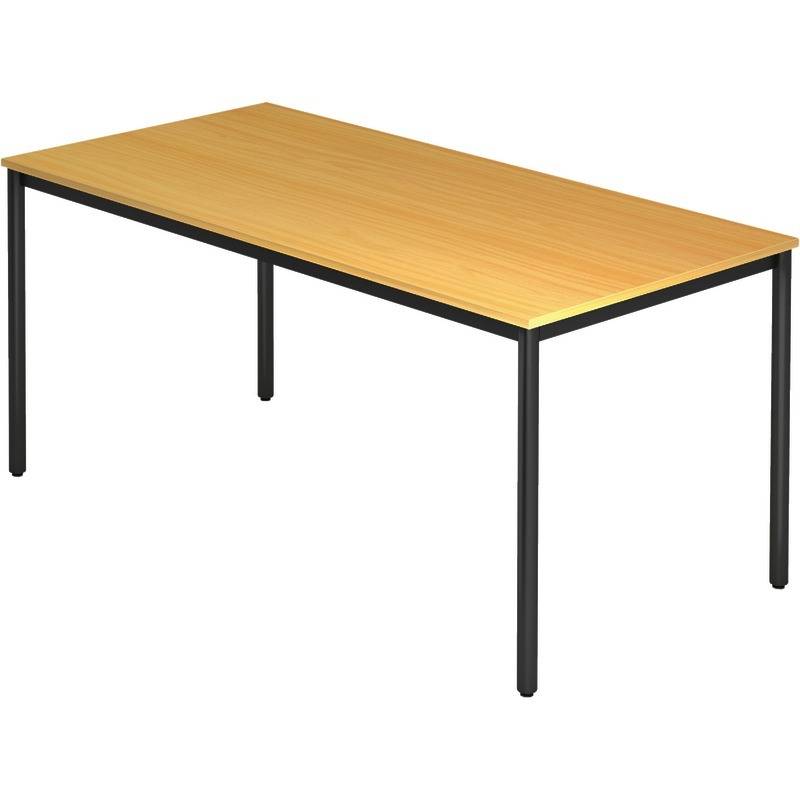 Besprechungstisch 160x80 Buche/schwarz - Artikel: 7830780548