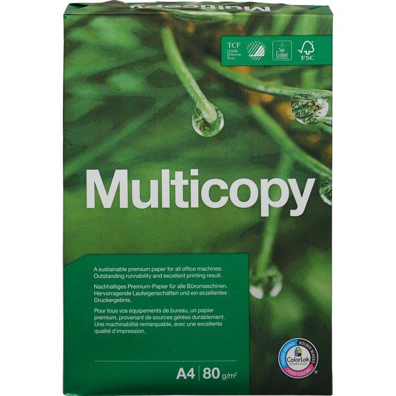 MULTICOPY THE RELIABLE PAPER Kopierpapier 88046505 A4 80g 500Bl.