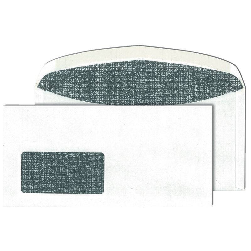 Briefumschlag Kuvermatic C6/5, 114 x 229 mm, nassklebend, weiß, mit Fenster 45 x