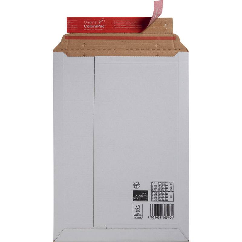 ColomPac Wellpappeversandtaschen, extra stark, für DIN A4+, Innenmaß: 235 x 340