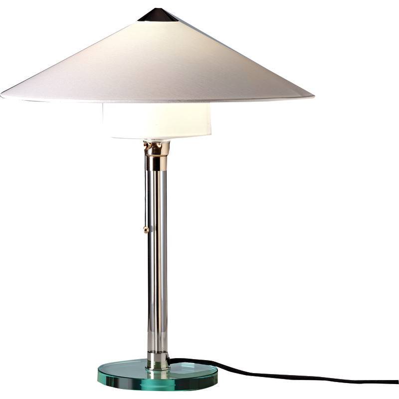 TECNOLUMEN® Tischleuchte WAGENFELD WG 27, mit Glasfuß