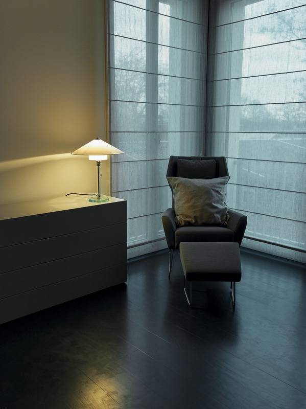 TECNOLUMEN® Tischleuchte WAGENFELD WG 27, mit Glasfuß