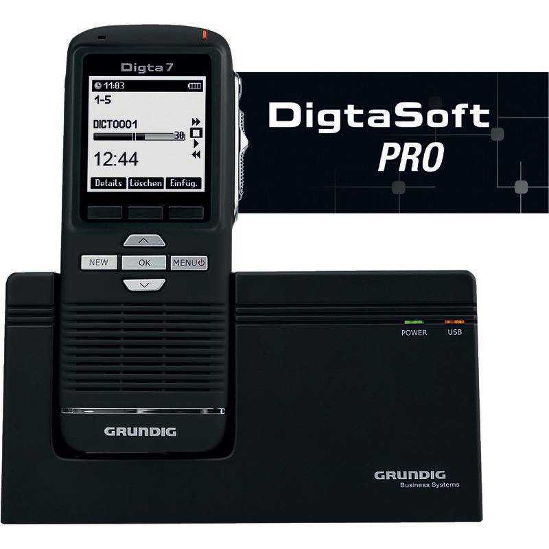 GRUNDIG Digta 7 Premium Set mit DigtaSoft Pro - Typ 703 redesign