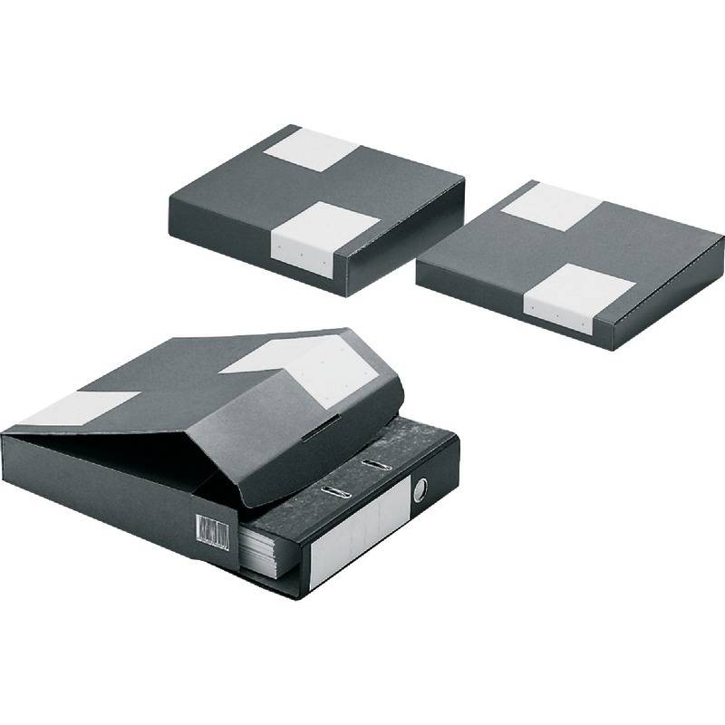 ColomPac Ordner-Versandbox, Rückenbreite 80 mm, grau