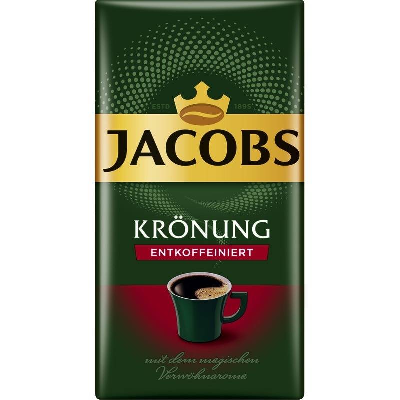 JACOBS Kaffee Krönung entkoffeiniert, 500 g, gemahlen