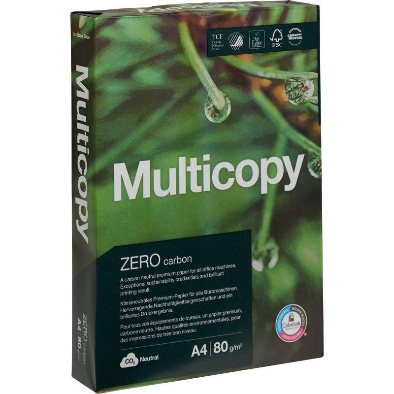 Papyrus Kopierpapier Zero CO2 neutral DIN A4 80 g/qm 500 Blatt - Normal/Kopierpa