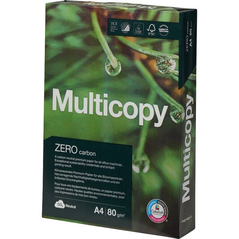 Papyrus Kopierpapier Zero CO2 neutral DIN A4 80 g/qm 500 Blatt - Normal/Kopierpa