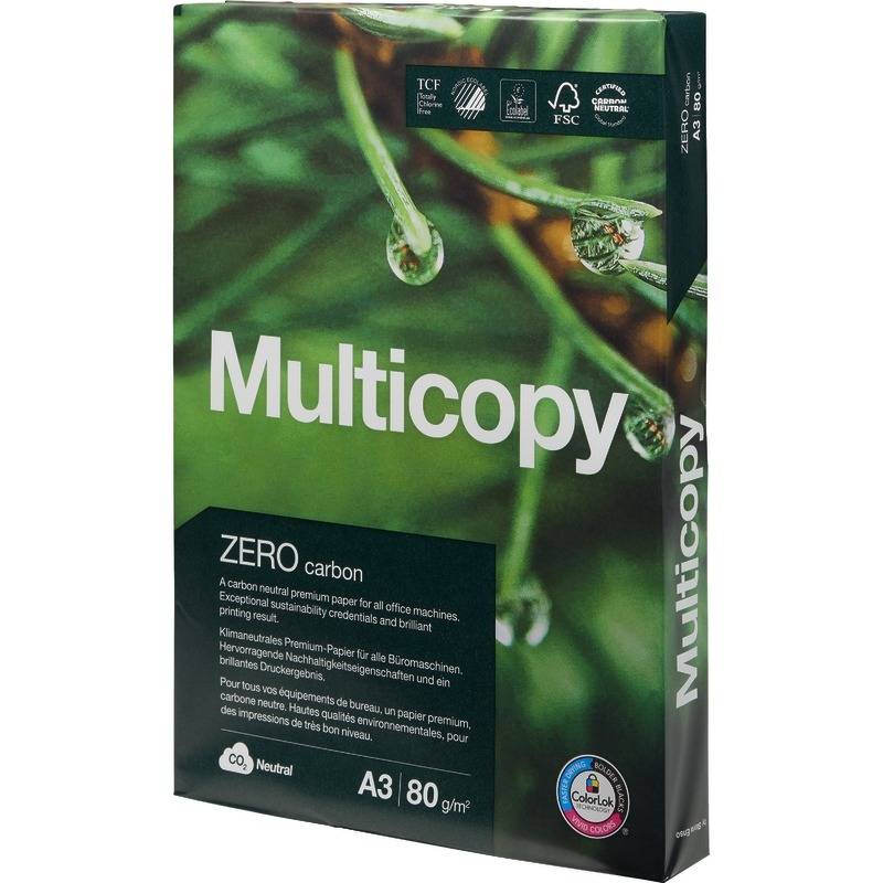 Papyrus Kopierpapier Zero CO2 neutral DIN A3 80 g/qm 500 Blatt - Normal/Kopierpa