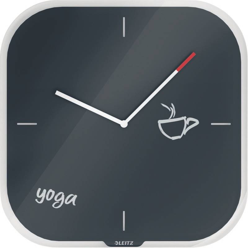 Wanduhr Cosy Sicherheitsglas 300mm grau