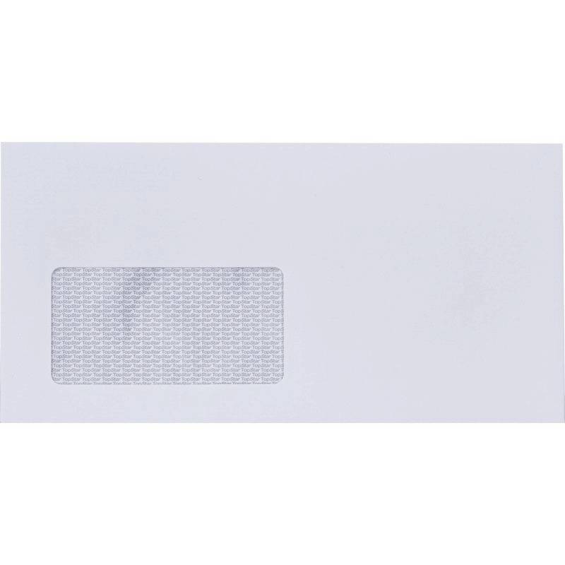 TopSTAR Briefumschlag DIN lang, 110 x 220 mm, haftklebend, weiß, 100 g/m², blaue