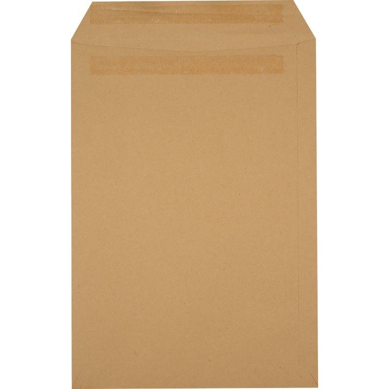 Versandtasche DIN C4, selbstklebend, braun, 90 g/m², 250 Stück