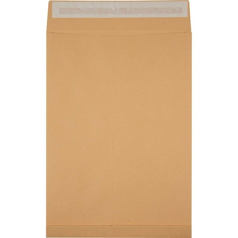 Versandtasche DIN C4, 20 mm Seitenfalte und Klotzboden, haftklebend, Fenster, br